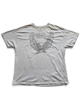 Y2K Harley Davidson eagle graphic t shirt